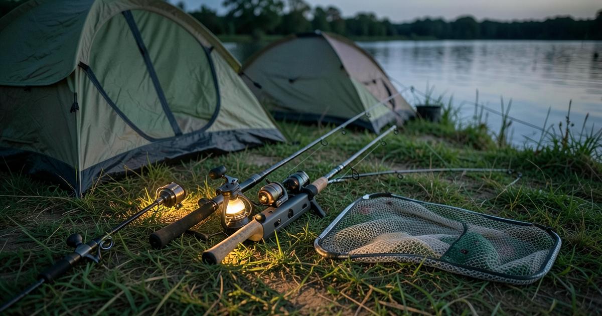 Ultimate Mega Complete Carp Night Fishing Set: de complete set zoals die geleverd wordt